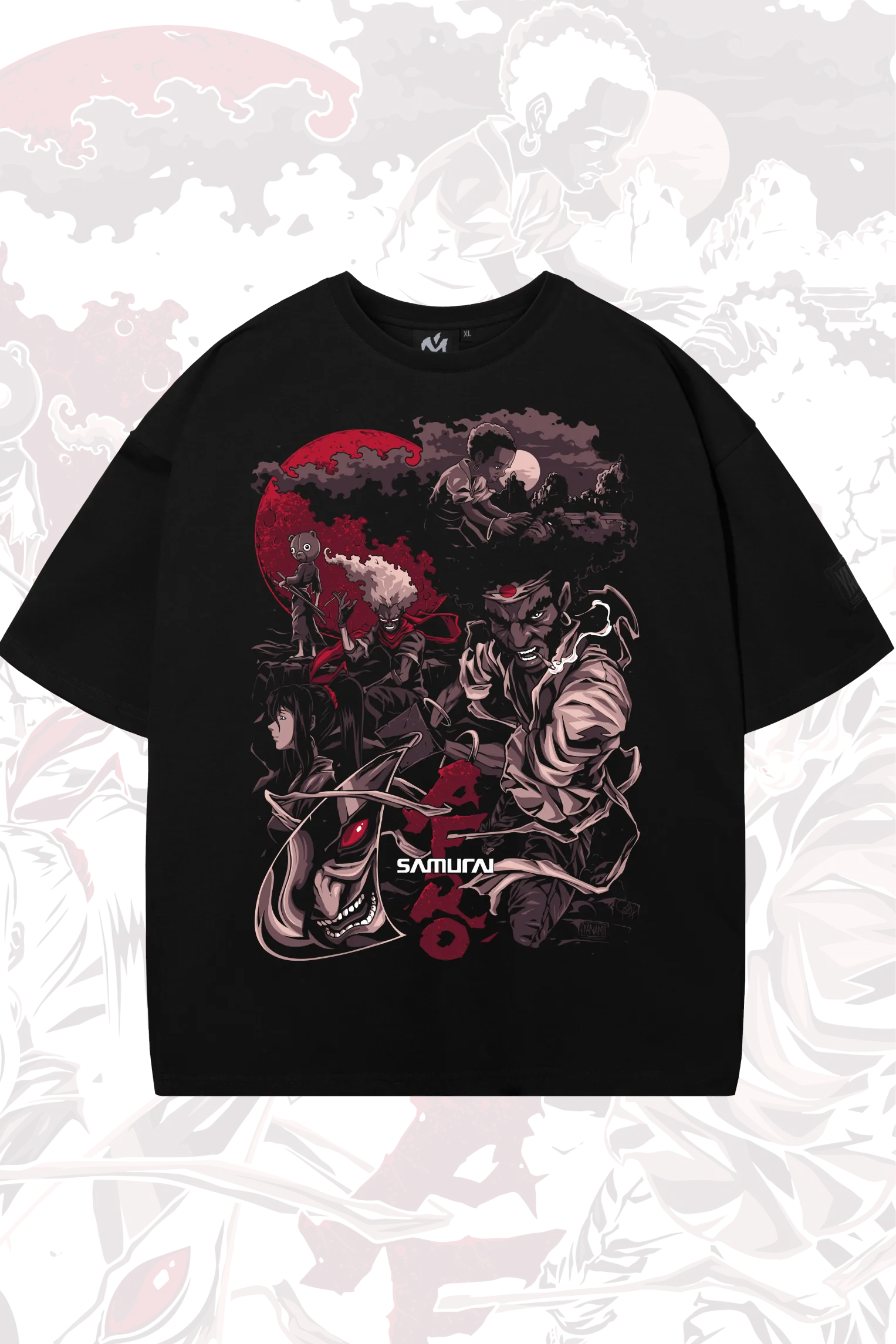 Оверсайз футболка Афросамурай 1